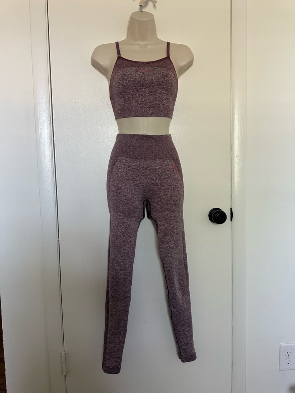 Gymshark Flex High Waisted Leggings and Strappy Sports Bra